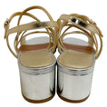 Load image into Gallery viewer, Laurence Dacade Silver / Gold Metallic Janet Sandals
