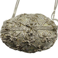 Load image into Gallery viewer, Judith Leiber Silver Crystal Faberge Egg Minaudiere
