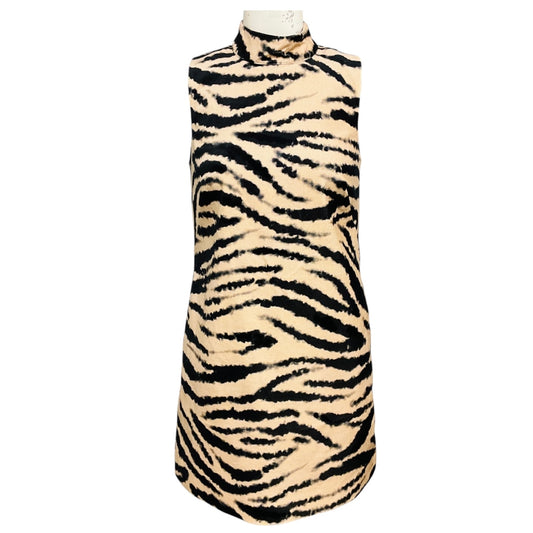 Cara Cara Beige / Black Zebra Blush Tay Mini Dress