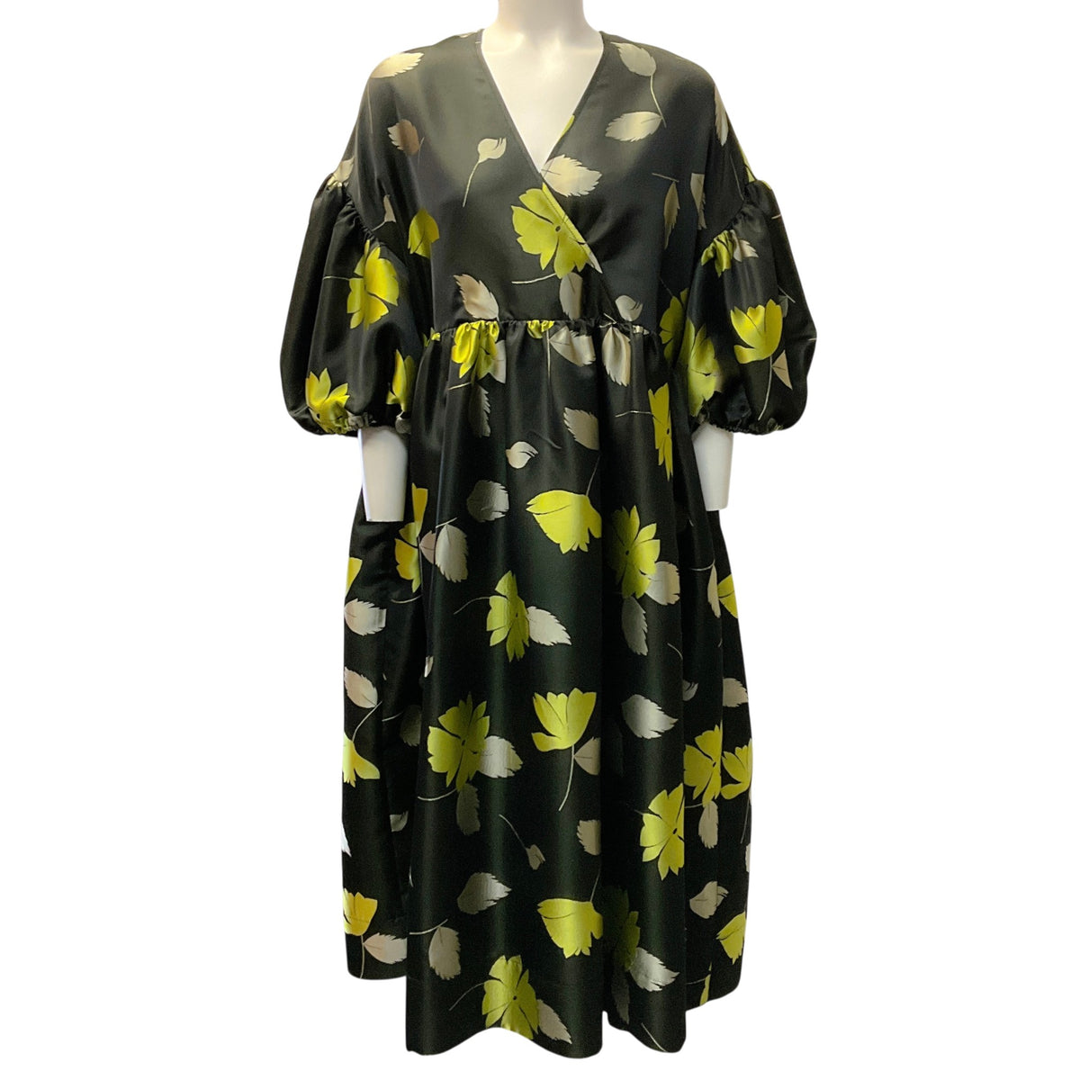 Rhode Charcoal / Neon Floral Maxi Dress
