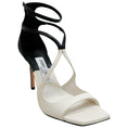Load image into Gallery viewer, Jimmy Choo Latte / Black Leather Azia 95 Sandals


