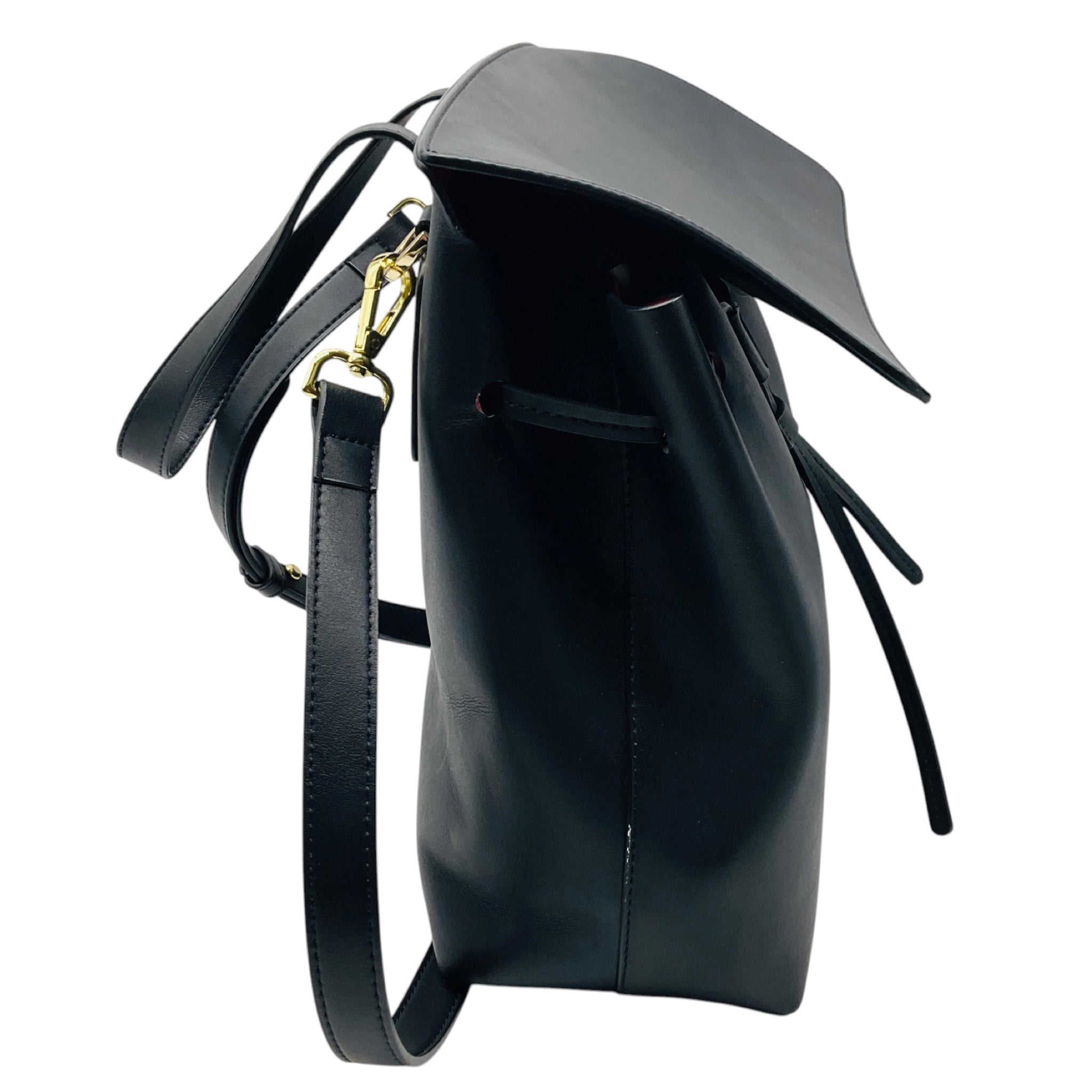 Mansur Gavriel Black Calfskin Leather Lady Handbag