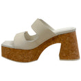 Load image into Gallery viewer, Jimmy Choo Latte Leather Fayence Cork Wedge Sandals
