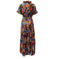 Load image into Gallery viewer, La DoubleJ Multi Silk Ruffled Midi Dress
