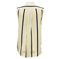 Load image into Gallery viewer, Rag & Bone Beige Stripe Sleeveless Victor Blouse
