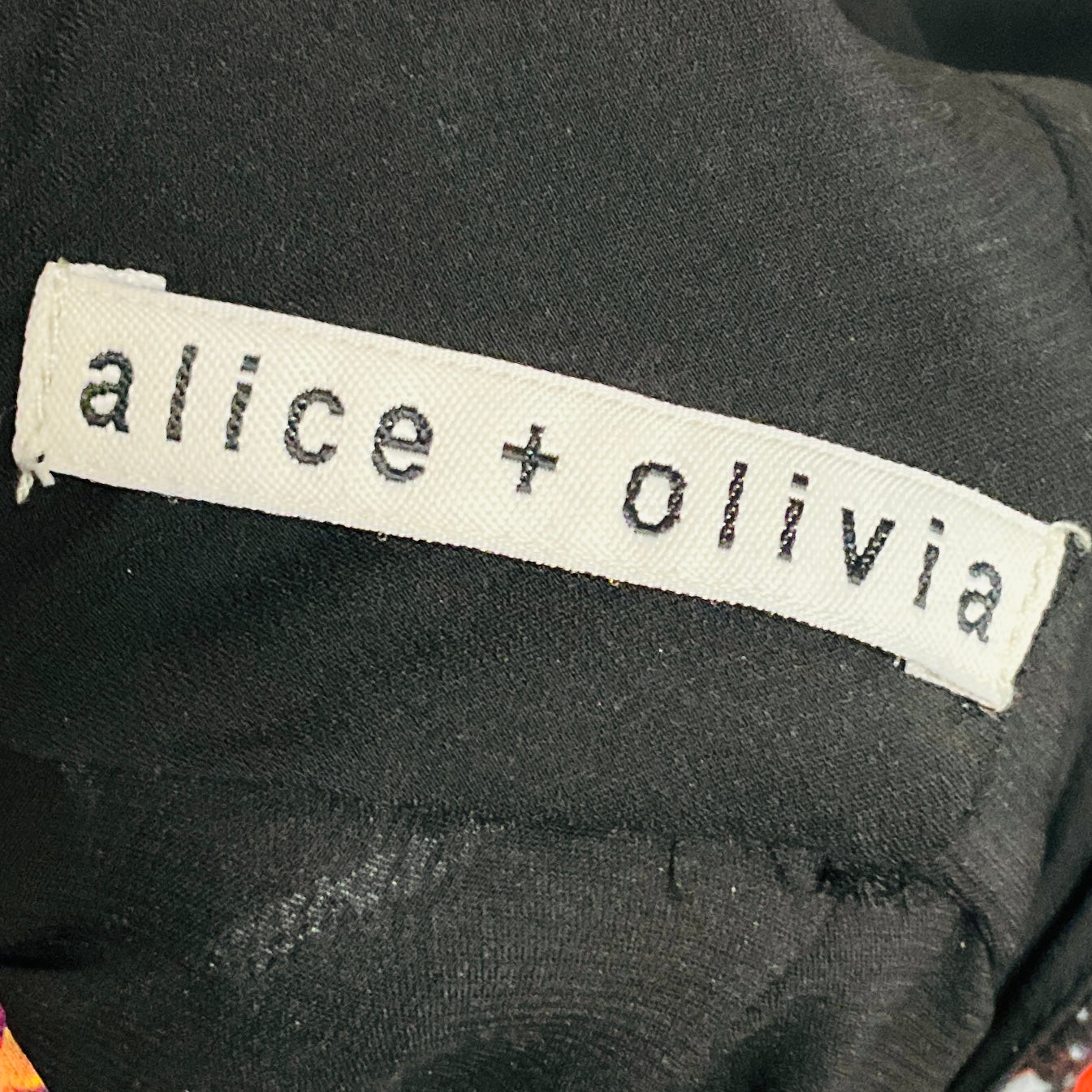 Alice + Olivia Black Multi Kora Printed Goddess Maxi Dress