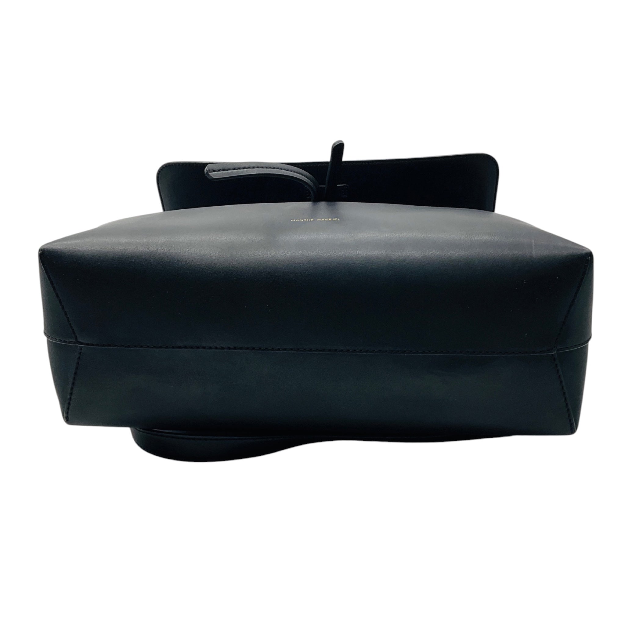 Mansur Gavriel Black Calfskin Leather Lady Handbag