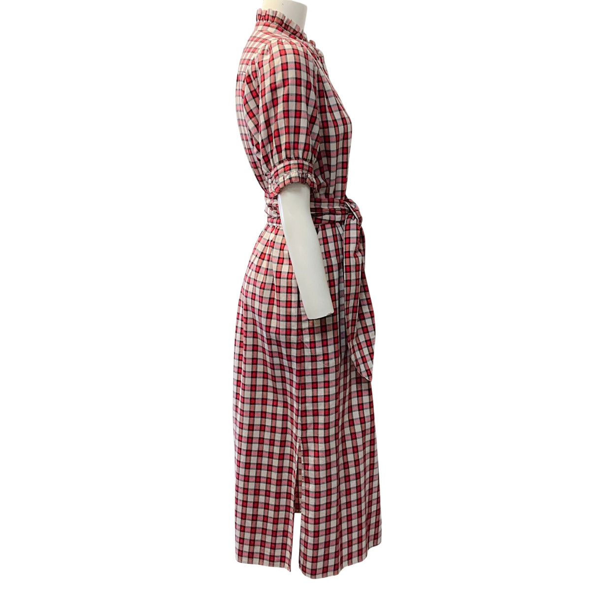 The Great Red / Ivory Picnic Plaid Cedar Dress