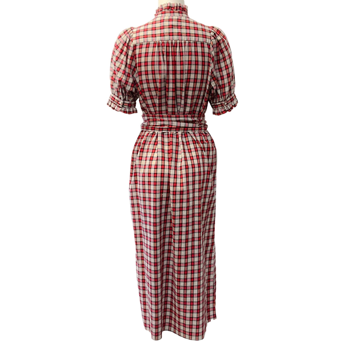 The Great Red / Ivory Picnic Plaid Cedar Dress