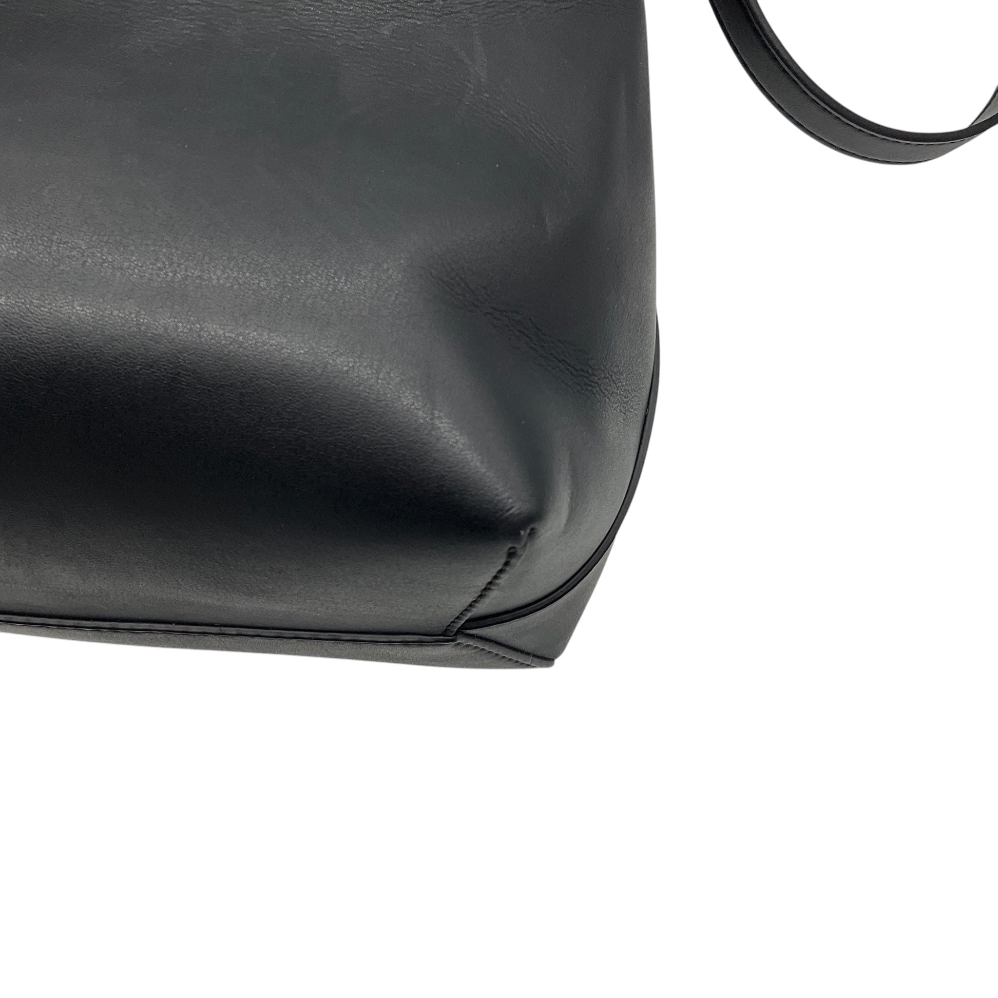 Mansur Gavriel Black Calfskin Leather Lady Handbag
