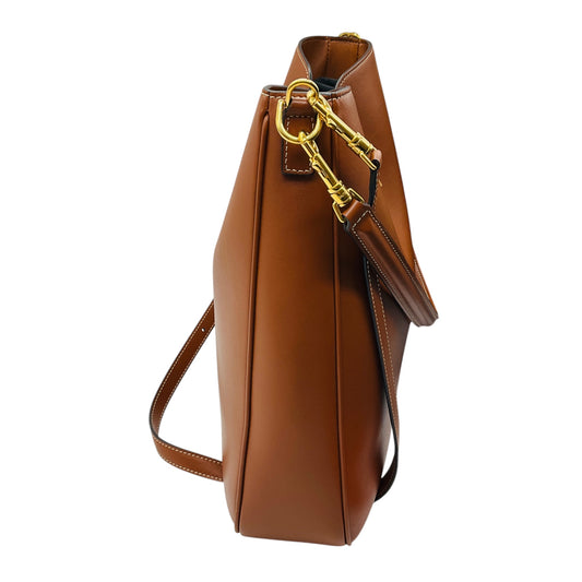 Celine Tan Smooth Calfskin Leather Medium Camille 16 Soft Shoulder Bag