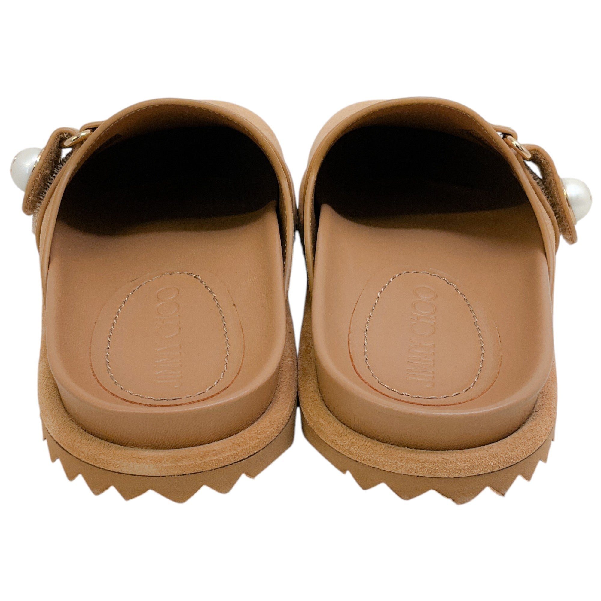 Jimmy Choo Biscuit Suede Fayence Mules