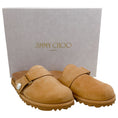 Load image into Gallery viewer, Jimmy Choo Biscuit Suede Fayence Mules
