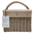 Load image into Gallery viewer, Wicker Wings Natural Camel Wicker Satchel
