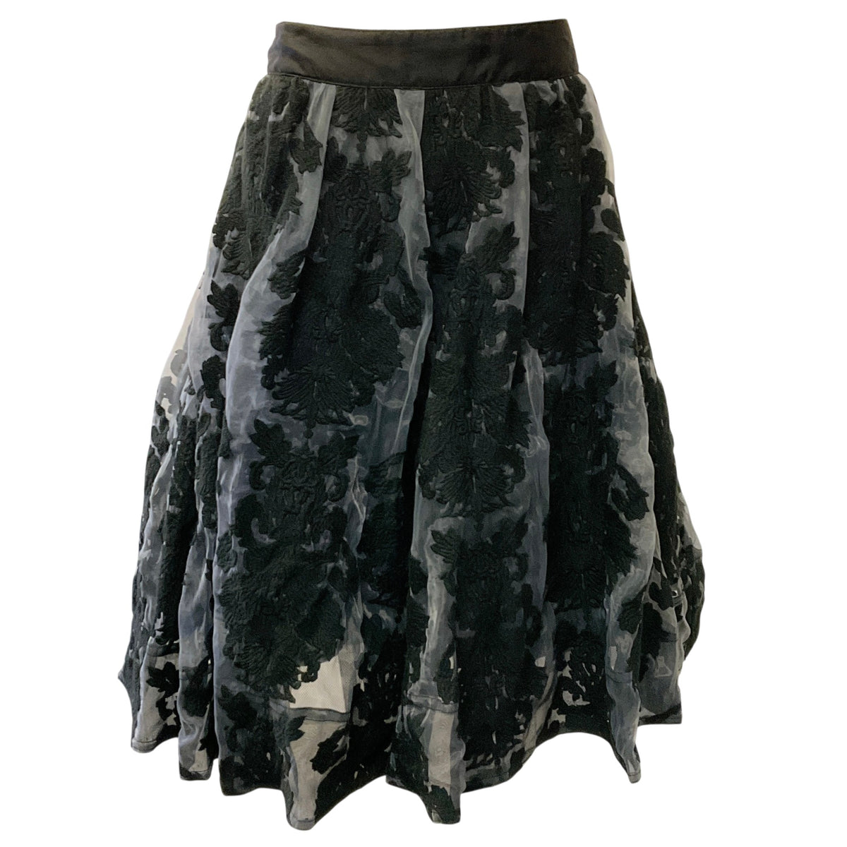 Trelise Cooper Black / Grey Skirts Like Hell Embroidered Skirt
