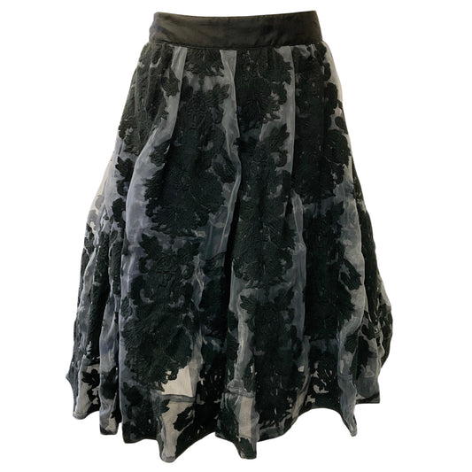Trelise Cooper Black / Grey Skirts Like Hell Embroidered Skirt
