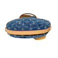 Load image into Gallery viewer, Louis Vuitton Blue 2024 Monogram Denim Croissant MM Handbag Set
