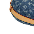 Load image into Gallery viewer, Louis Vuitton Blue 2024 Monogram Denim Croissant MM Handbag Set
