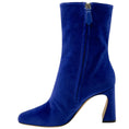 Load image into Gallery viewer, Alberta Ferretti Cobalt Blue Velvet Booties
