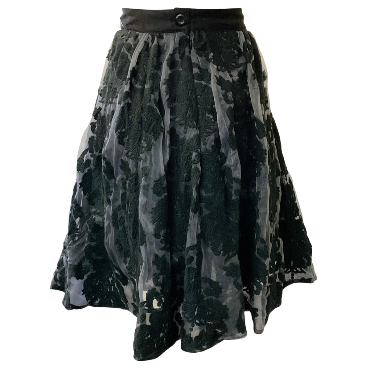 Trelise Cooper Black / Grey Skirts Like Hell Embroidered Skirt