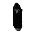 Load image into Gallery viewer, Balenciaga Black Stretch Open Toe Booties
