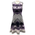 Load image into Gallery viewer, Herve Leger Violet Plum Sleeveless Stretch Knit Bandage Dress
