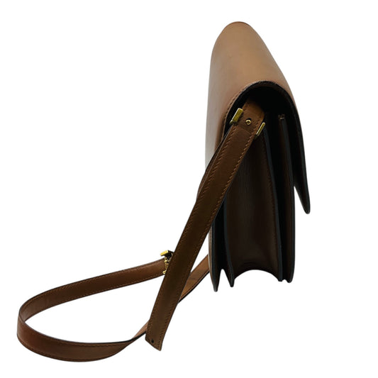 Celine Light Brown Classic Box Calfskin Leather Bag