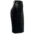 Load image into Gallery viewer, Herve Leger Black Sequined Skirt
