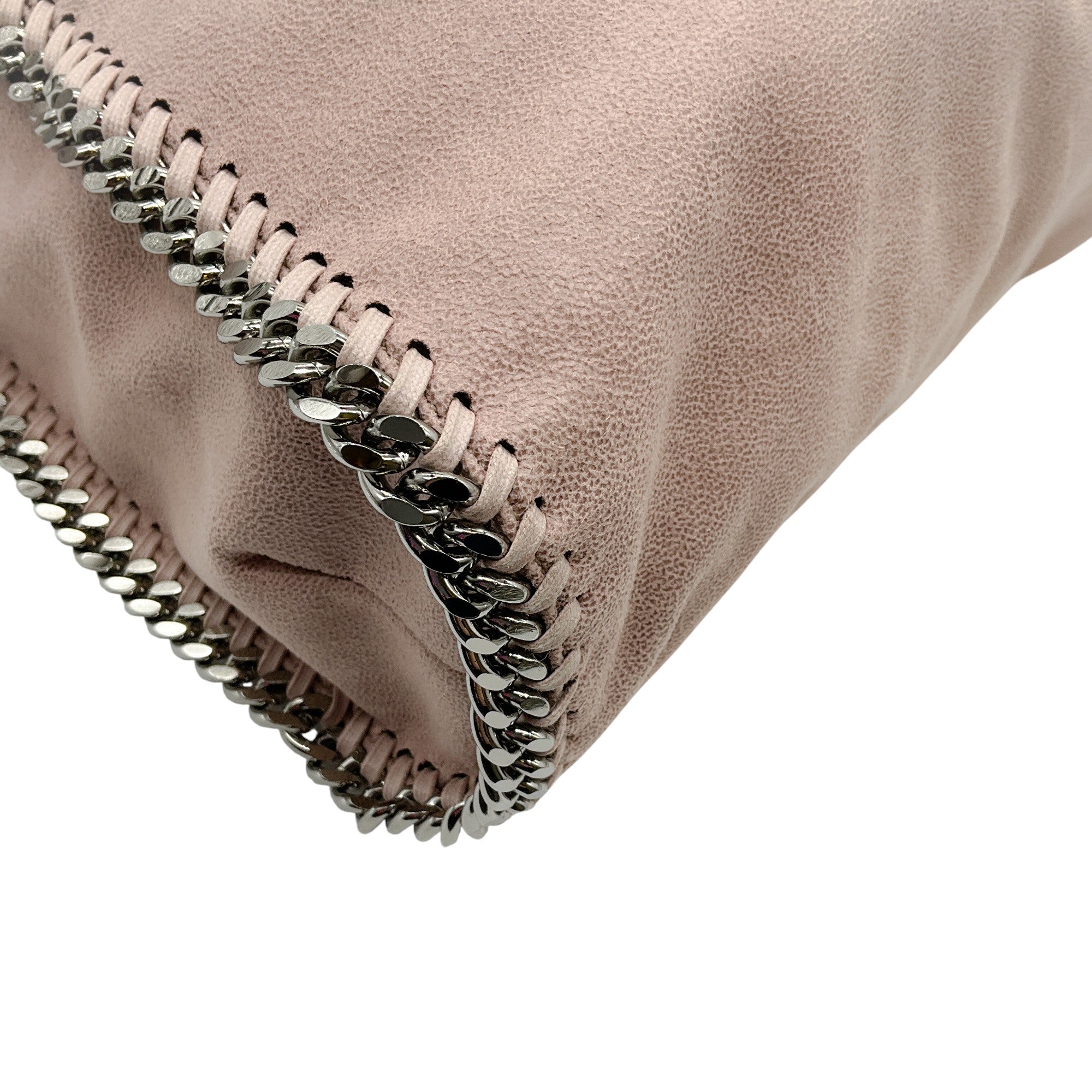 Stella McCartney Pink Falabella Bag with Silver Chains