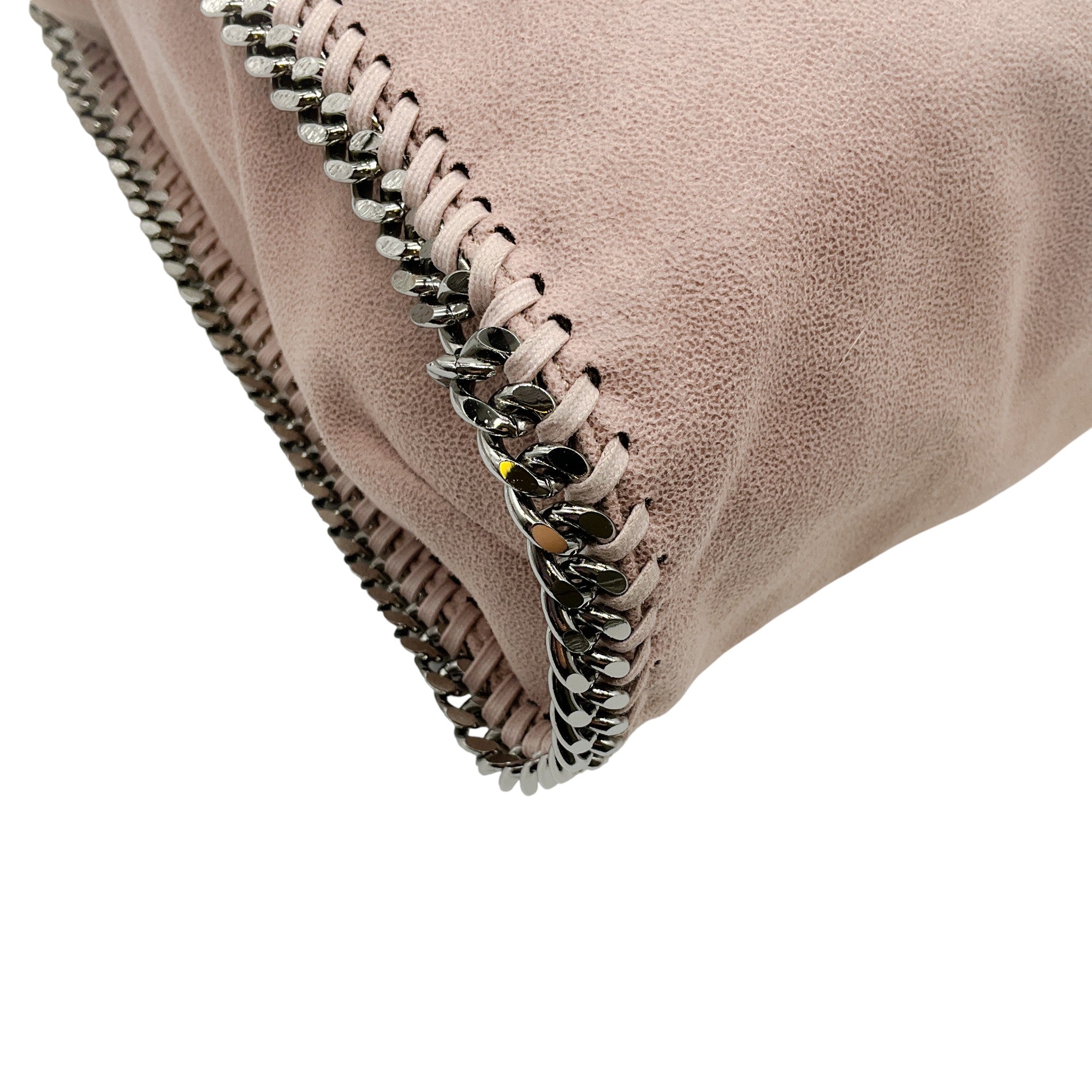 Stella McCartney Pink Falabella Bag with Silver Chains