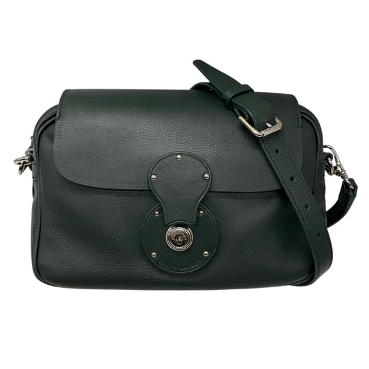 Ralph Lauren Green Leather Ricky Small Shoulder Bag