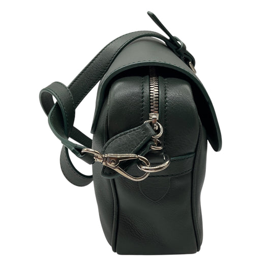 Ralph Lauren Green Leather Ricky Small Shoulder Bag