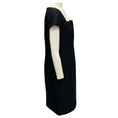 Load image into Gallery viewer, Lee Anderson Couture Black Cap Sleeved Square Neck Cocktail Dress
