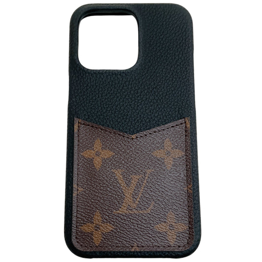 Louis Vuitton Black Mono Pocket iPhone 13 Pro Case
