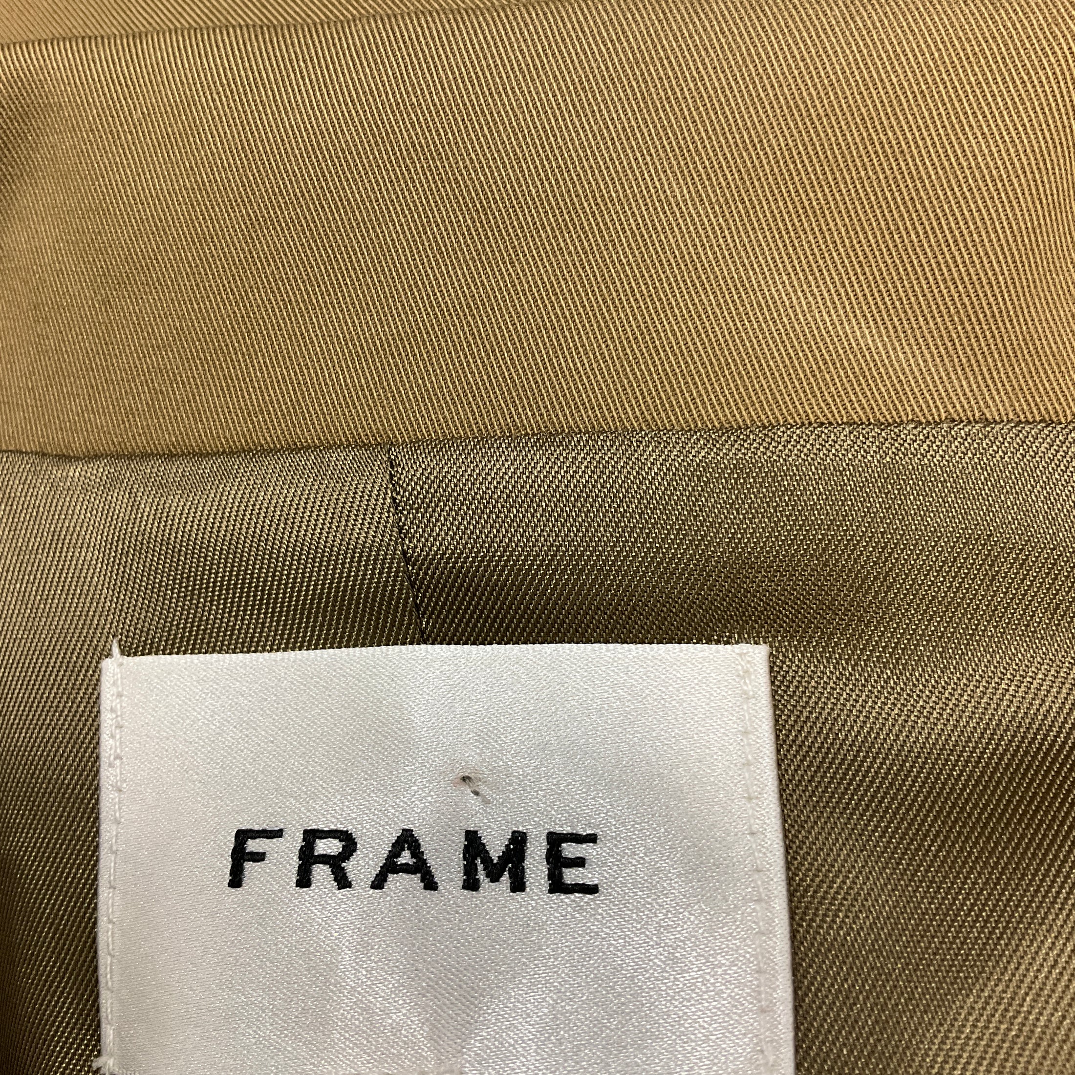 Frame Tan Khaki The Utility Dress with Belt