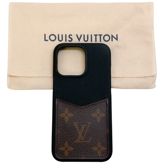 Louis Vuitton Black Mono Pocket iPhone 13 Pro Case

