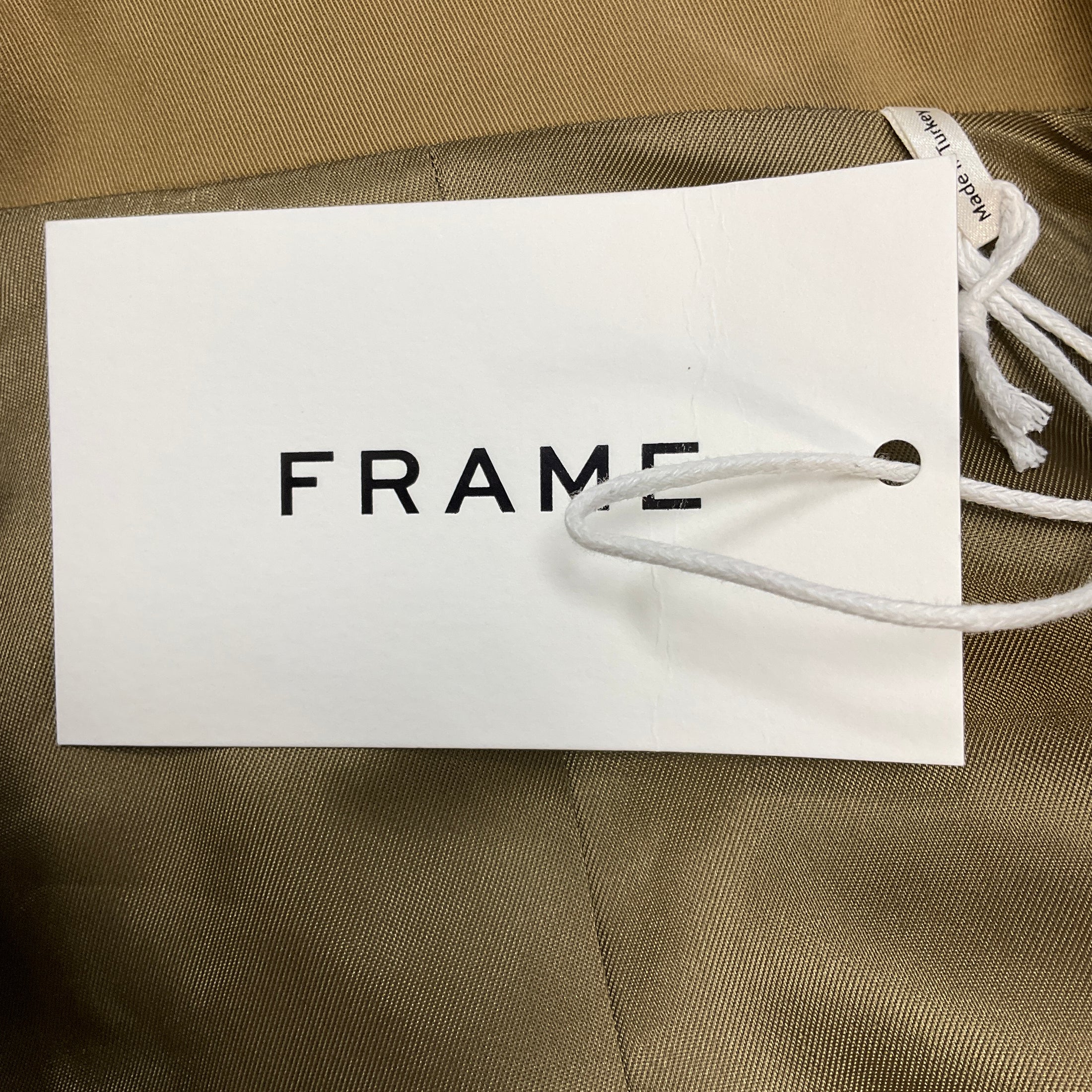 Frame Tan Khaki The Utility Dress with Belt