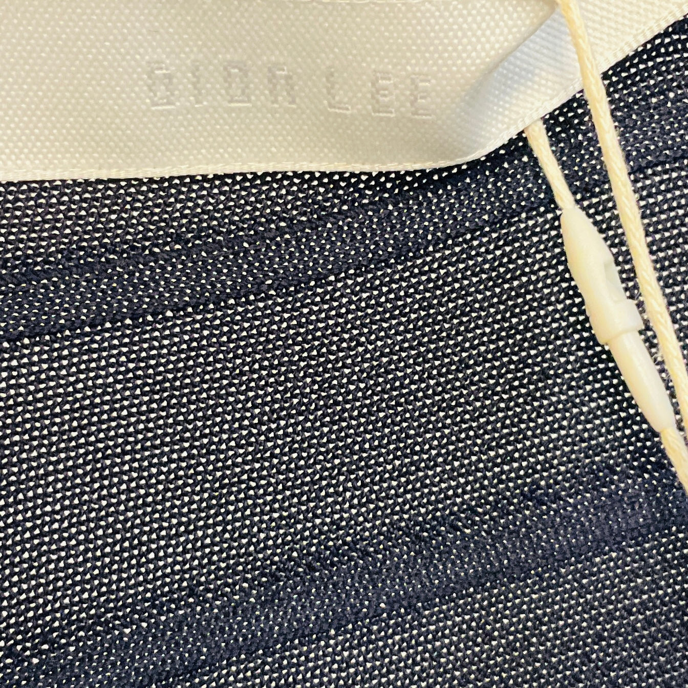 Dion Lee Navy Blue Mirror Braid Strap Midi Dress