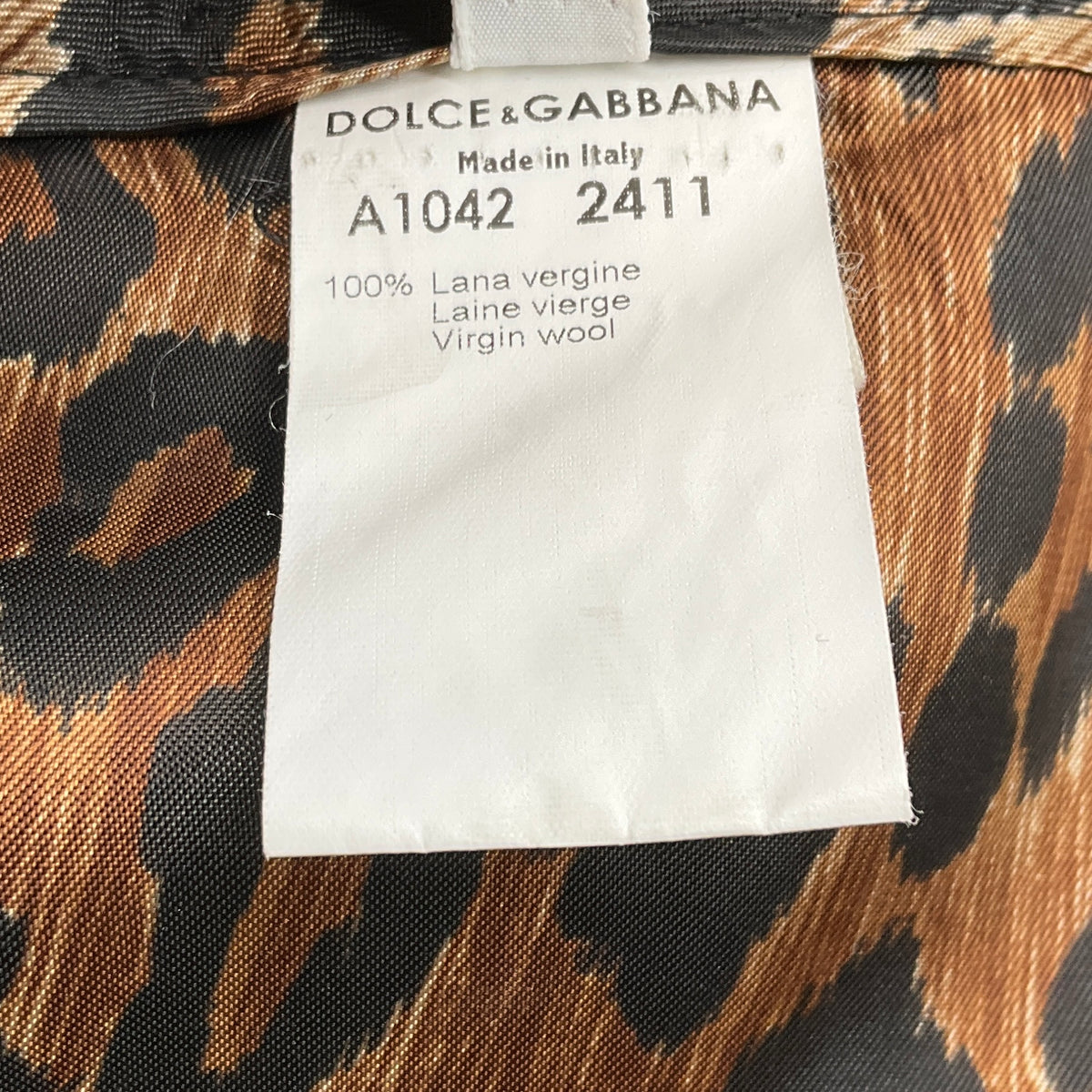 Dolce & Gabbana Black Wool Kilt Skirt