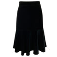 Load image into Gallery viewer, Akris Punto Black Velvet Trumpet Skirt


