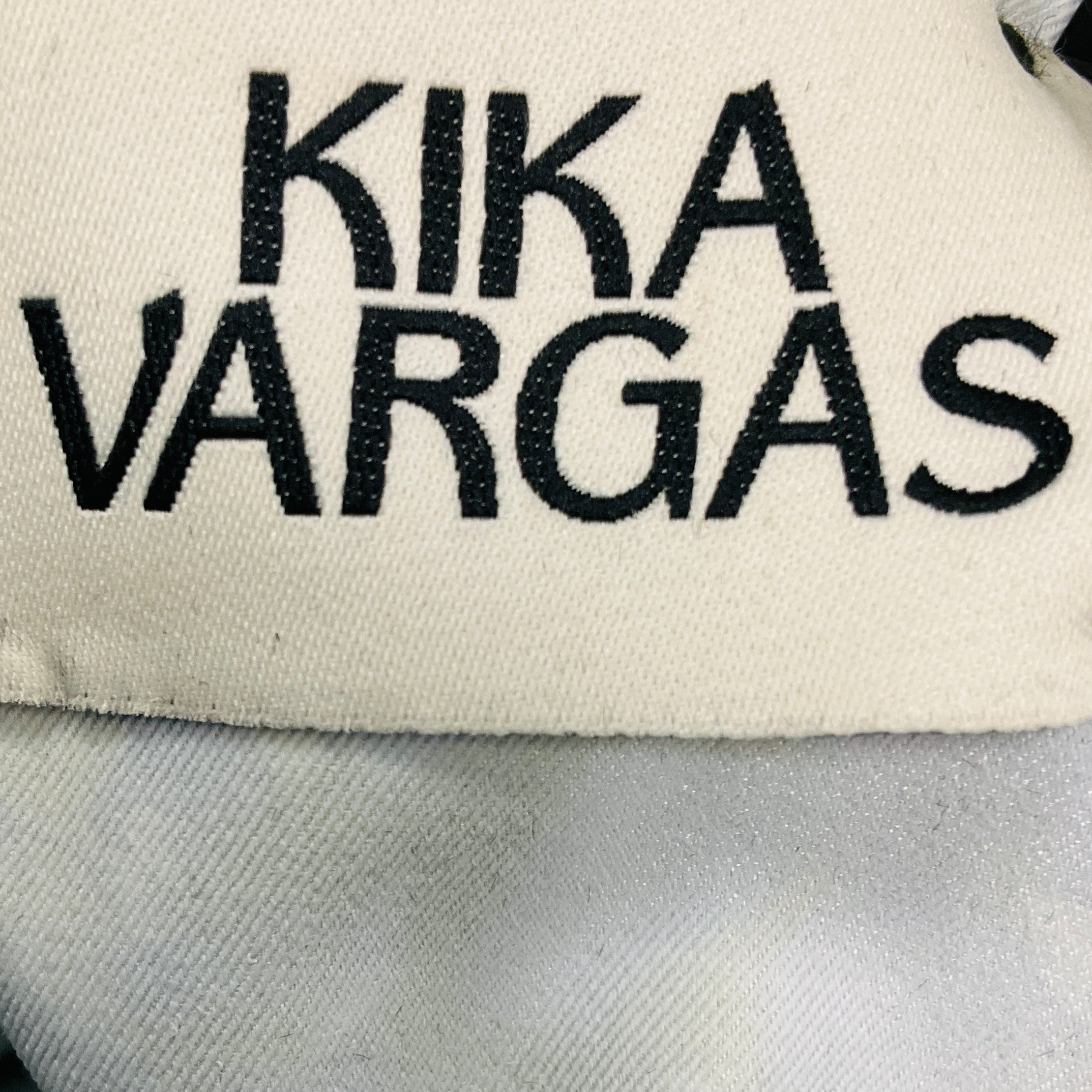 Kika Vargas Olive Sakura Twill Giorgia Top