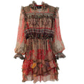 Load image into Gallery viewer, Etro Red / Gold Multi Silk Printed Dress
