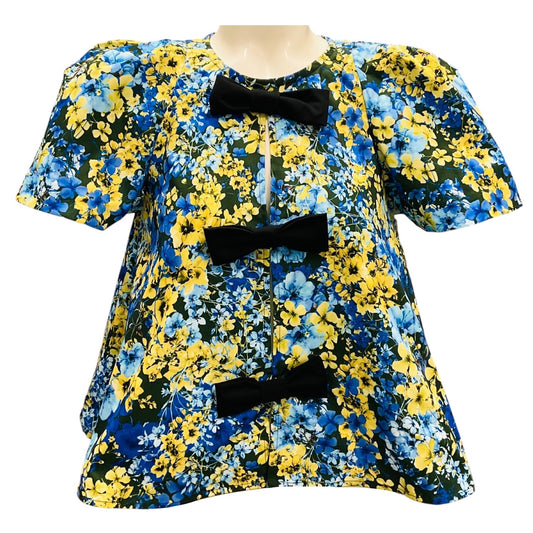 Kika Vargas Olive Sakura Twill Giorgia Top