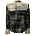 Load image into Gallery viewer, Alice + Olivia Black / White Jaydn Combination Tweed Jacket

