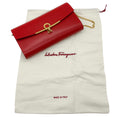Load image into Gallery viewer, Salvatore Ferragamo Red Leather Mini Gancini Bag
