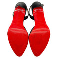 Load image into Gallery viewer, Christian Louboutin Black Satin Slingback Pumps
