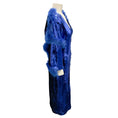 Load image into Gallery viewer, Sally LaPointe Blue Fur Trimmed Sequined Dress
