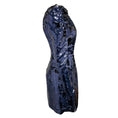 Load image into Gallery viewer, Amen Navy Blue Sequined One Shoulder Cocktail Dress
