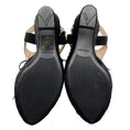 Load image into Gallery viewer, Prada Black Suede / Pony Hair Platform Slingback Wedges
