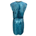 Load image into Gallery viewer, Brandon Maxwell Blue Sequined Cocktail Dress
